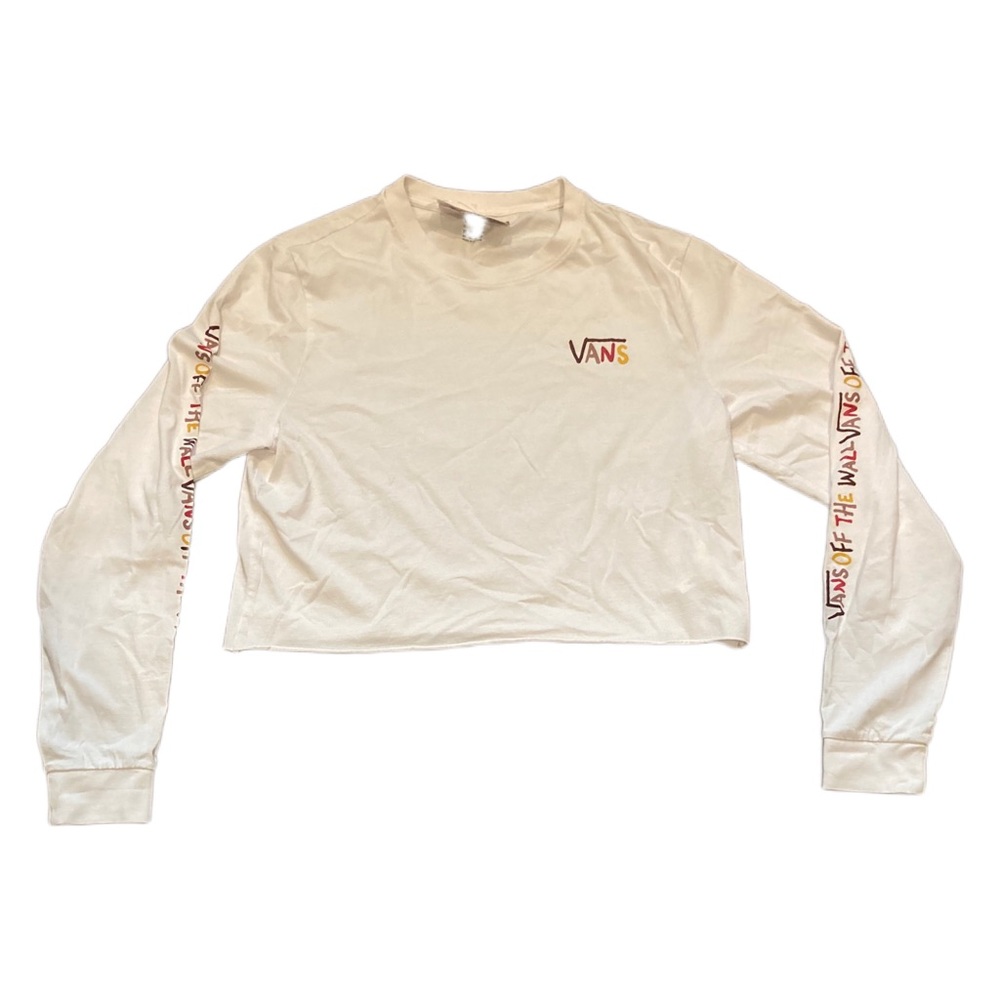 Vans Women’s Crop Long Sleeve School Shirt XL